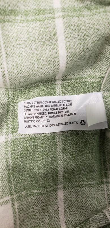Universal Thread Womens Button Down Flannel Light Green Relaxed Fit Size 4X NWT