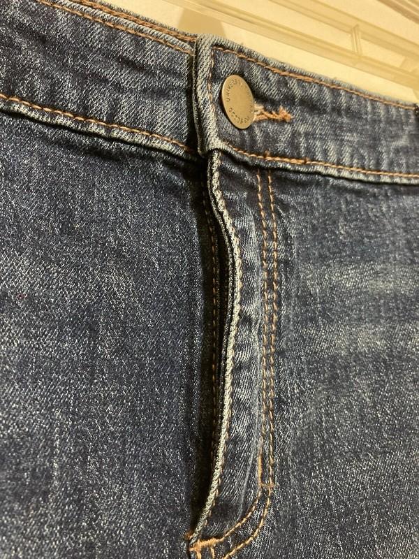 Universal Thread Womens Jeans 20W Boyfriend Frayed Raw Hem Dark Wash Stretch NWT