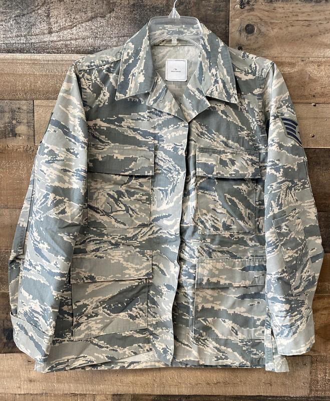 US Air Force Coat Women's Camouflage Pattern Utility Jacket Women's Size 8 S