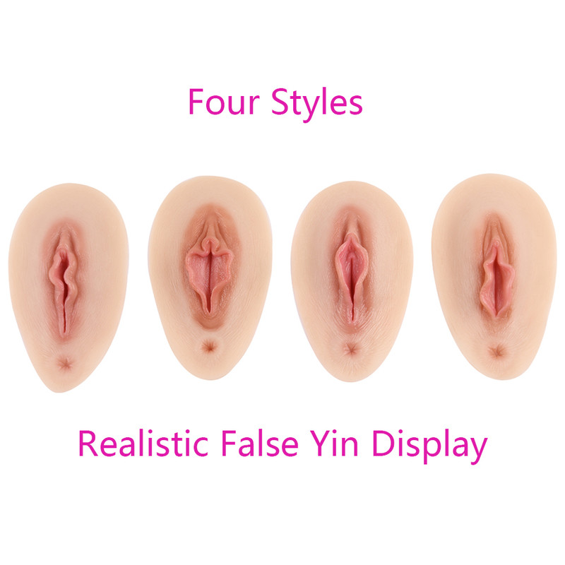 US Cosplay Realistic Fake Vagina Pad Silicone Hiding Gaff Pad Female Vaginal