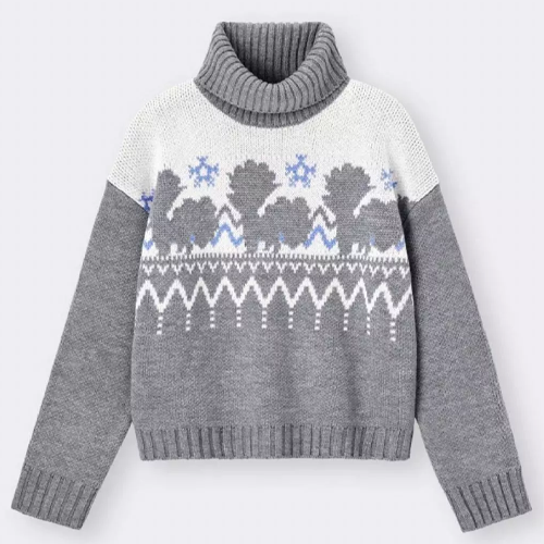 US Duty Free Alolan Vulpix Pokemon GU Turtleneck Sweater Sweat Shirt Japan