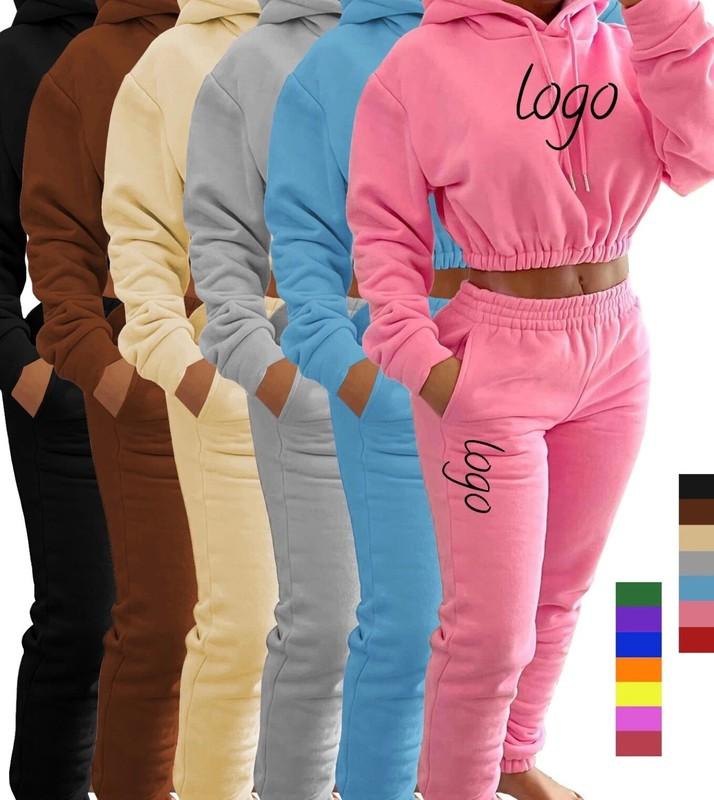 USA Women Two Piece Set Long Sleeve Top+Pants Outfits Tracksuit Jumpsuit #Z9