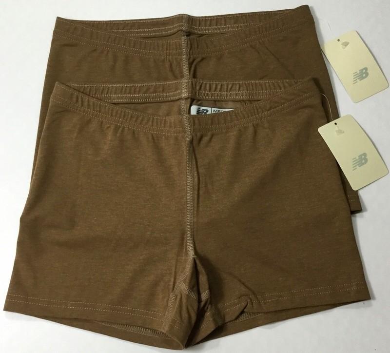 USGI New Balance 2 PACK Women’s Boy Shorts Underwear DRIFIRE Brown Size L