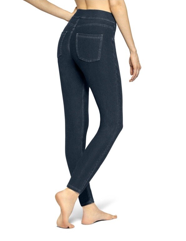 Utopia By HUE Ladies Denim Legging Midnight XL