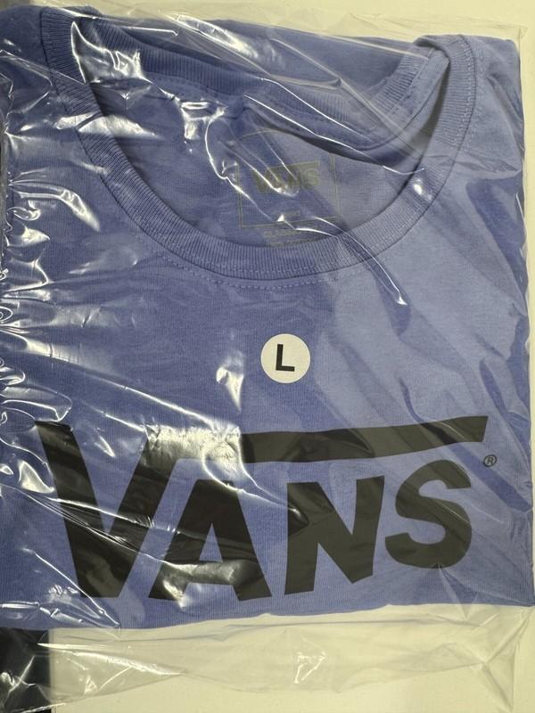 VANS WOMEN LOGO T SHIRT VIOLET