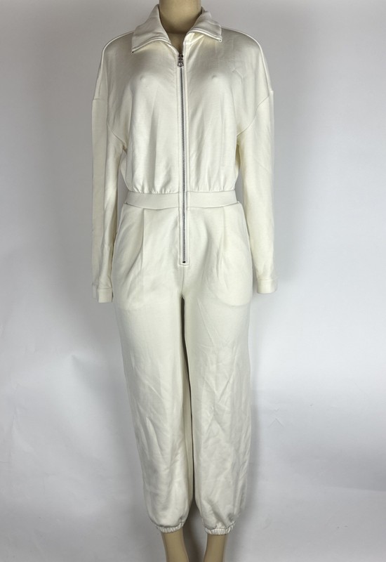 Varley Double Soft Jessie Jumpsuit Women’s Size Small White