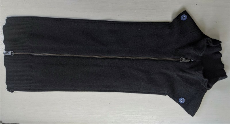 Veronica Beard Dickey Garner Black Cashmere Wool Turtleneck Sweater
