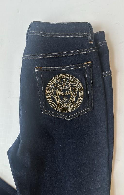Versace Womens Denim Blue Jeans Size 28 US A89556S NWT $650