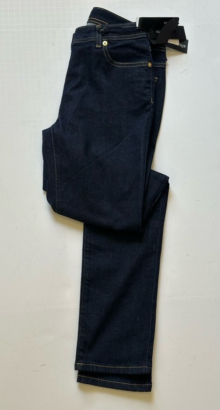 Versace Womens Denim Blue Jeans Size 28 US A89556S NWT $650