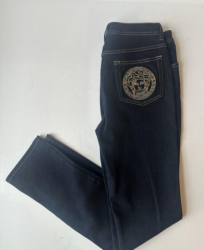 Versace Womens Denim Blue Jeans Size 28 US A89556S NWT $650