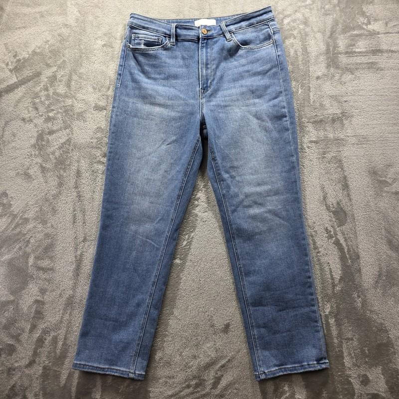 Vervet Jeans Womens Size 32 Light Wash High Rise Slim Straight T5883