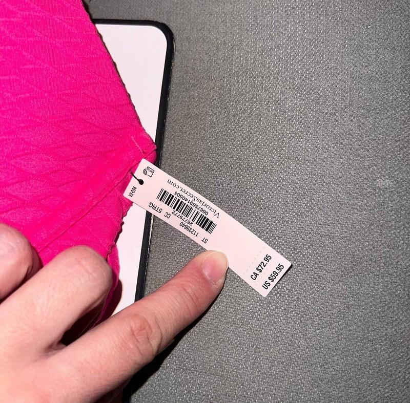 Victoria’s Secret 36DD Miraculous Bombshell Bikini Push Up Add 2 Cup Size NWT