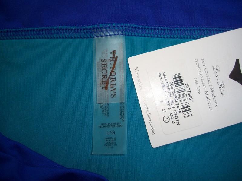 VICTORIA'S SECRET BIKINI BOTTOM ONLY DARK PURPLE NWT VERY PRETTY