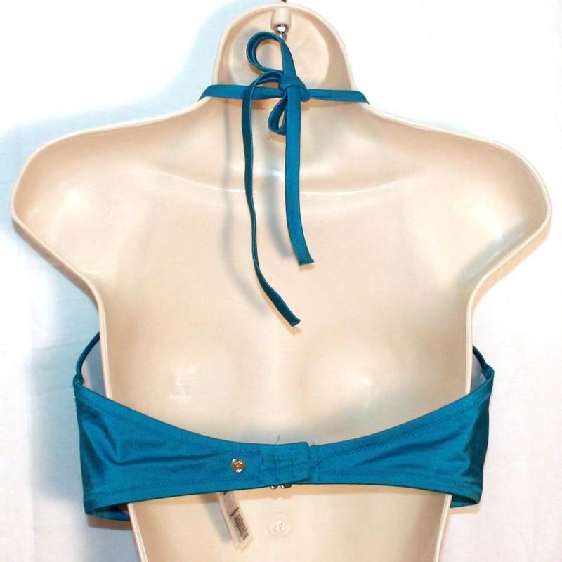 Victoria's Secret Essential Bombshell Add-2-Cups Bikini Top 36C *Blue* NEW