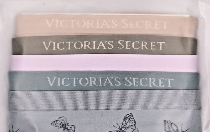 Victoria's Secret NEW XXL Seamless Thong Panties 5 Pack Multi Spellout $28