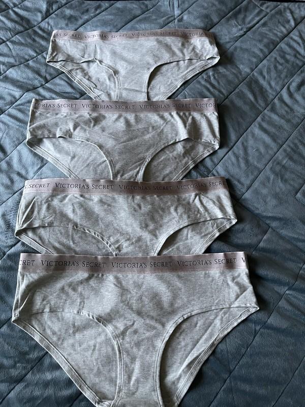 Victoria's Secret Panties LOT OF 4 Cotton Logo Hiphugger Women’s Xl NWOT