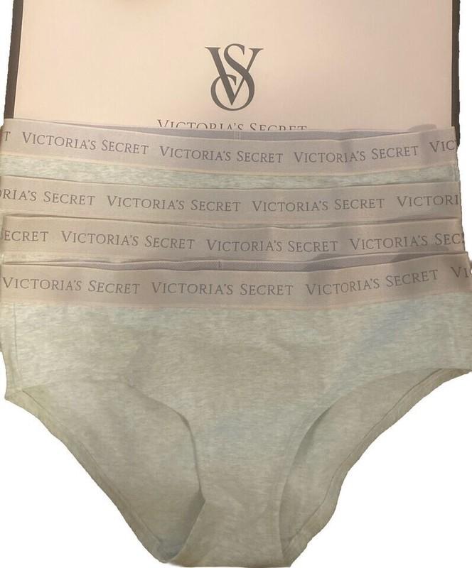 Victoria's Secret Panties LOT OF 4 Cotton Logo Hiphugger Women’s Xl NWOT