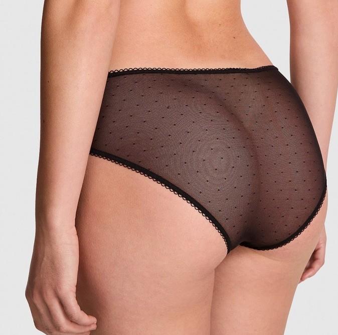VICTORIA'S SECRET PINK - Halloween 2025 Spider Web Heart Wink Cheeky Panty M