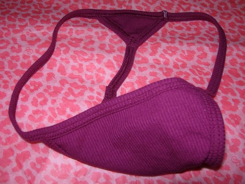 Victoria’s Secret PINK Sexy V-String Strappy Thong Vivid Magenta XS S NWT