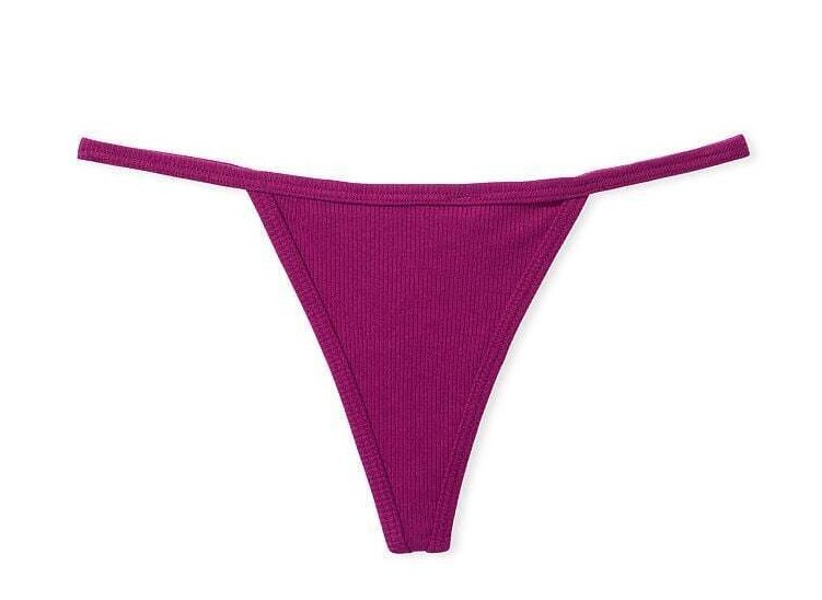 Victoria’s Secret PINK Sexy V-String Strappy Thong Vivid Magenta XS S NWT