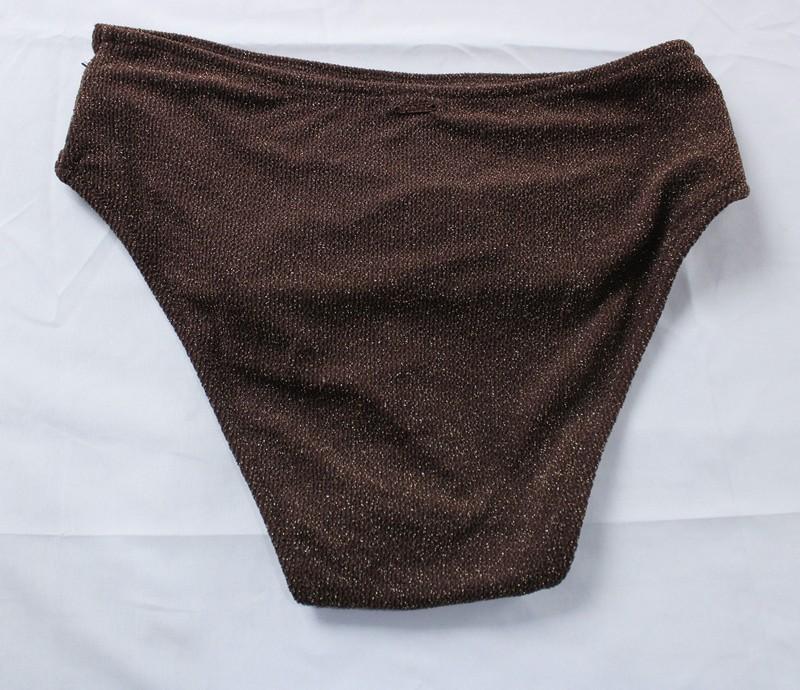Victoria's Secret Pink Women's High Cheeky Bikini Bottom EJ3 Brown Medium NWT