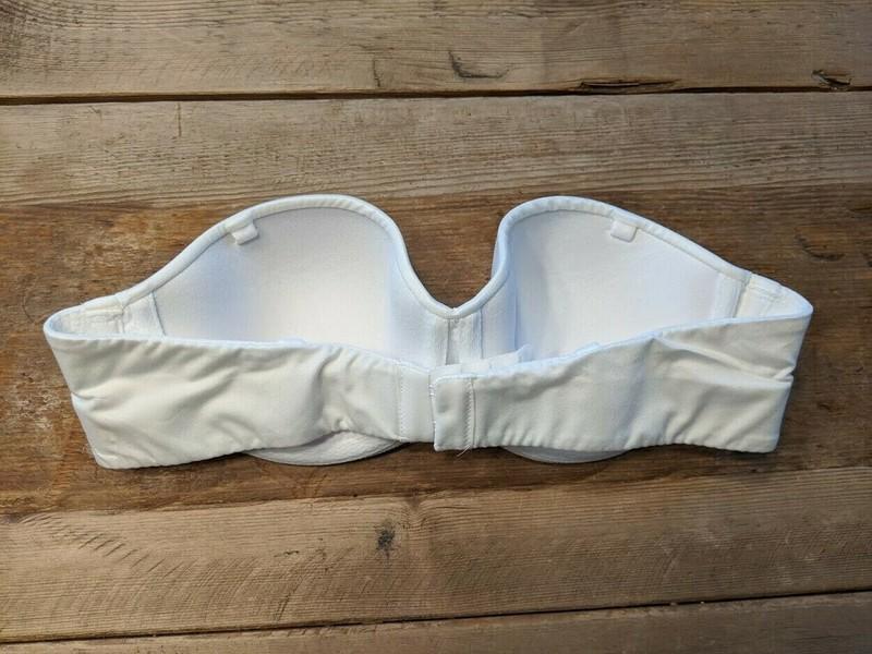 Victoria's Secret White 34D Body By Victoria Light Line Strapless Multiway Bra