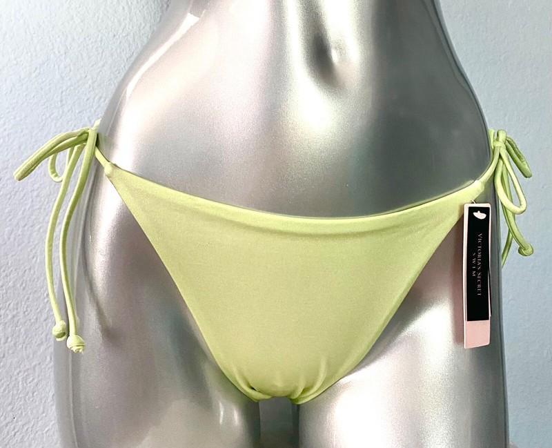 Victorias Secret Nwt Iced Olive Side Tie String Swim Sexy Bikini Bottom