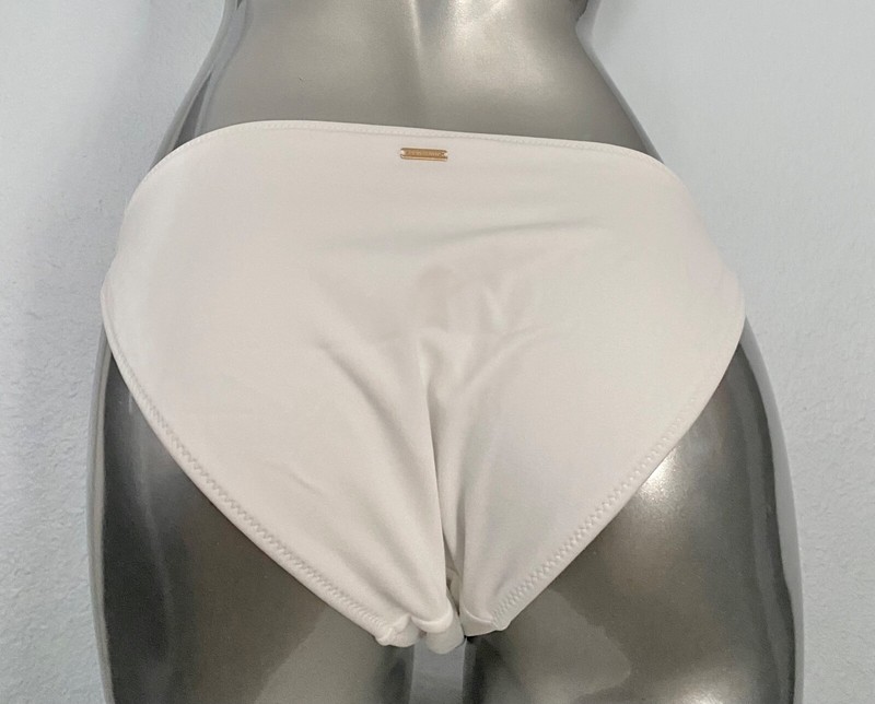 Victorias Secret Nwt White Solid Sexy String Itsy Low Swim Bikini Bottom
