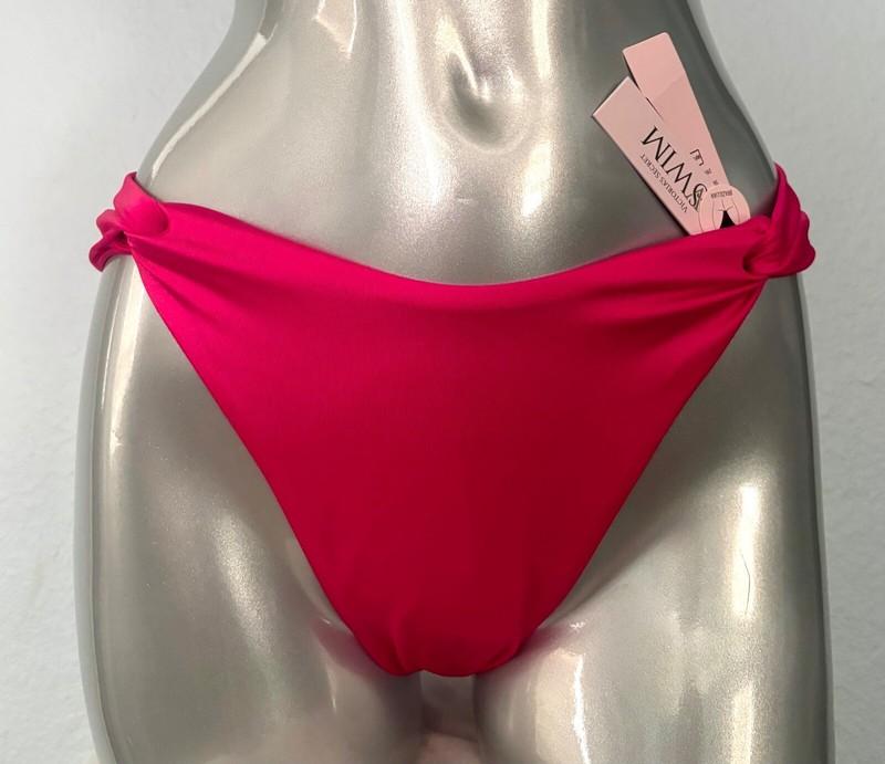 Victorias Secret Nwt Wild Strawberry Sexy Twist Brazilian Swim Bikini Bottom L