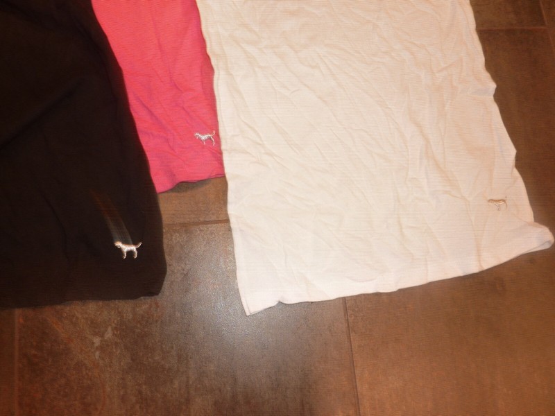 VICTORIAS SECRET PINK RARE BLING DOG CREW NECK TEESHIRT CHOICE
