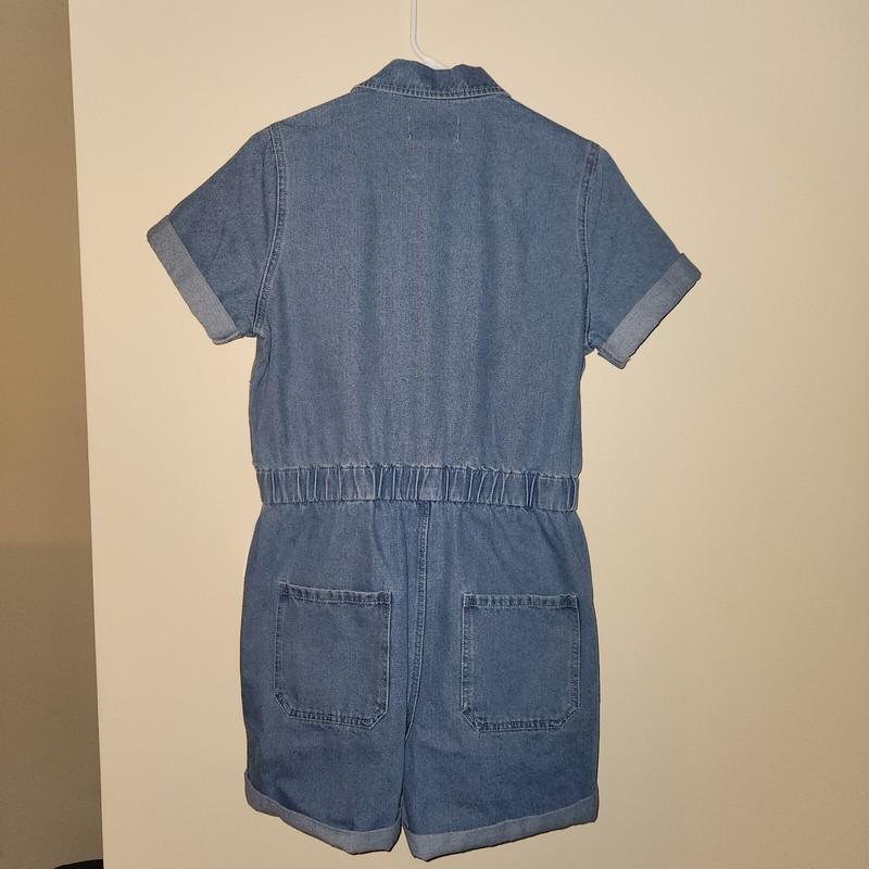 Vigoss Denim Romper Sz Lg