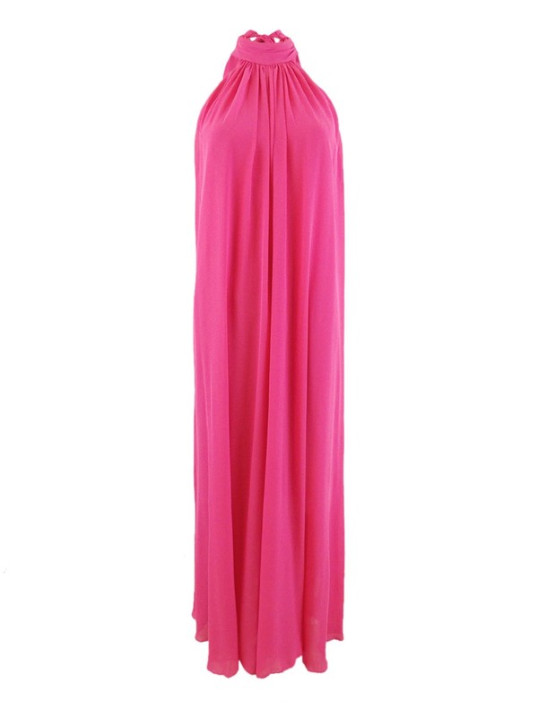 Vince Camuto Women's Halter Jumpsuit (M Pomegranate Pink)