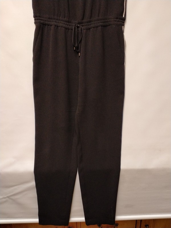 VINCE Designer Black JUMPSUIT Pockets UK 10 EX CON RRP £500 NET A PORTER