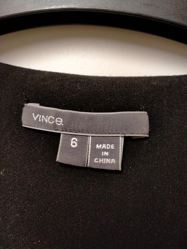 VINCE Designer Black JUMPSUIT Pockets UK 10 EX CON RRP £500 NET A PORTER