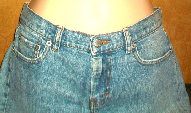 Vintage 2003 Banana Republic Low Rise 32x31 Bootcut Denim Blue Jeans Size 6