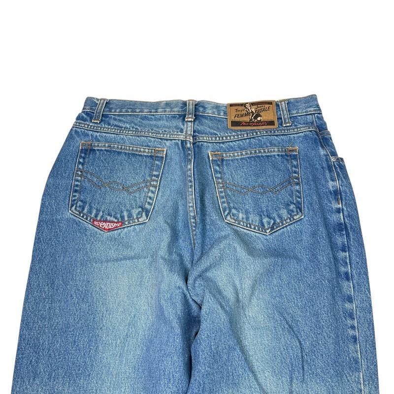 Vintage 80s Femme Fatale No Excuses High Rise Tapered Relaxed Mom Jeans 15/16