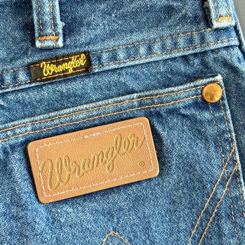 Vintage 80s Wrangler Jeans 26x32 (26x30) - Western Cowboy Blue Denim Retro