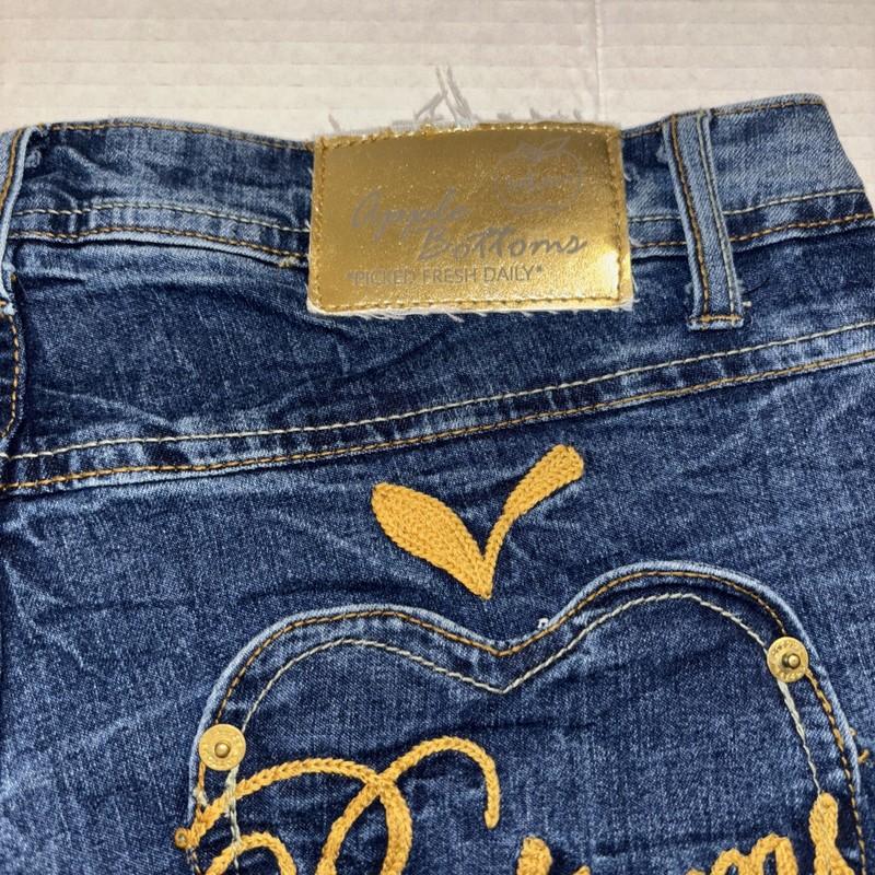 Vintage Apple Bottom Jeans Y2K Size 13/14 Juniors Blue Denim Picked Fresh Daily