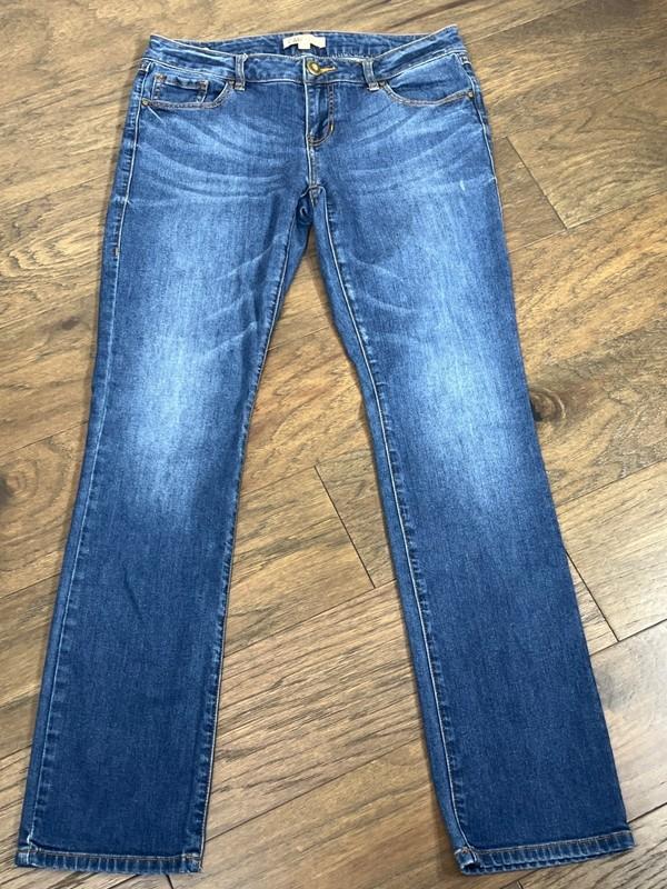 VINTAGE CABI Laguna Slim Jeans Dark Wash Sz 4 #222 EUC