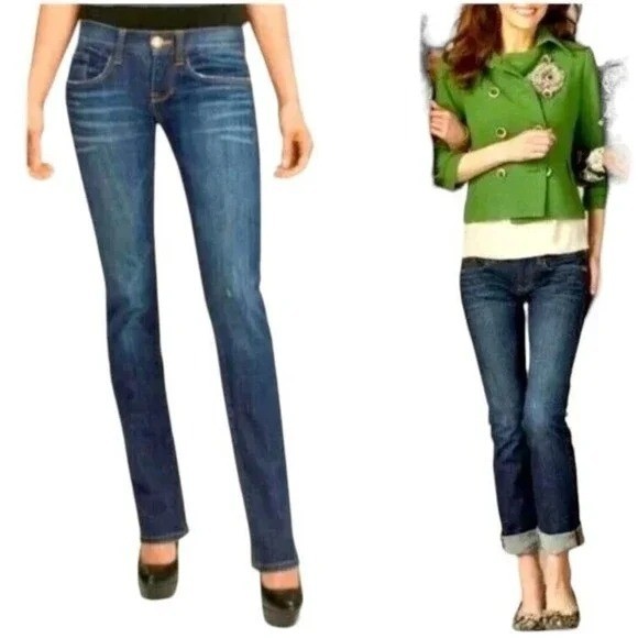 VINTAGE CABI Laguna Slim Jeans Dark Wash Sz 4 #222 EUC