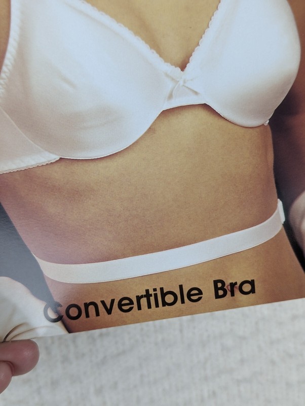 Vintage Convertible Bra 34A Beige New Empire Intimates USA Style 4805