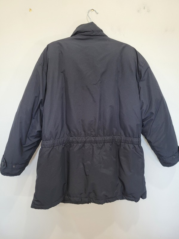 Vintage Eddie Bauer Womens Premier Polar Parka XL XLarge Black Goose Down Coat