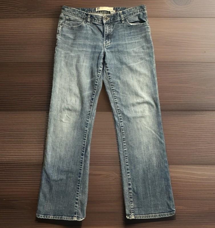 Vintage GAP Jeans Womens Size 10 Ankle Medium Wash Boy Cut Low Rise Straight Leg