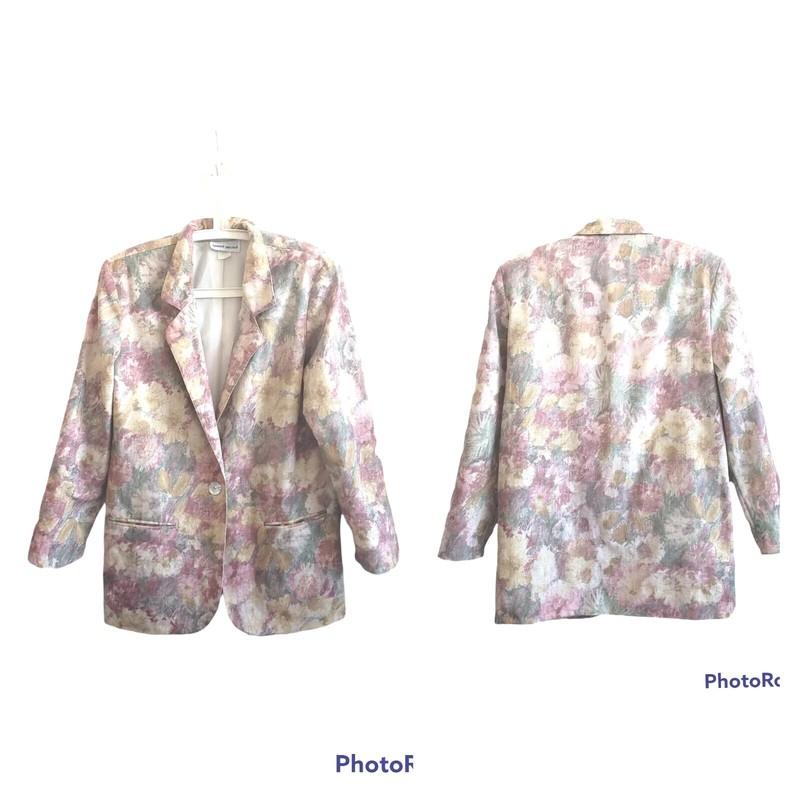 Vintage Keneth Mitchell Women One Button Blazer Size 6 M