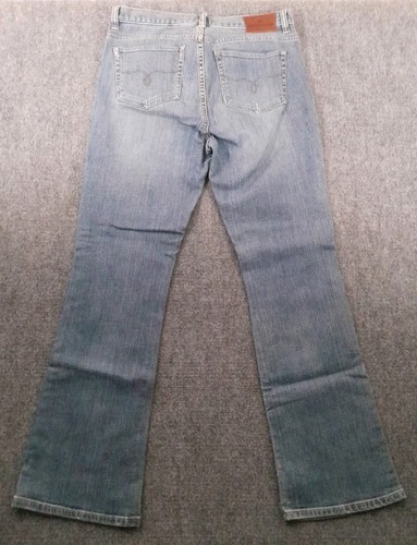 Vintage Lauren Jeans Co Womens 10 (31x31) Blue Denim Fade Flared Leg Designer