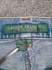 Vintage Lauren Jeans Co Womens 12p (32x26) Blue Denim Designer Preppy