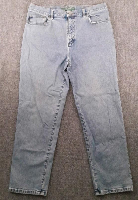 Vintage Lauren Jeans Co Womens 12p (32x26) Blue Denim Designer Preppy