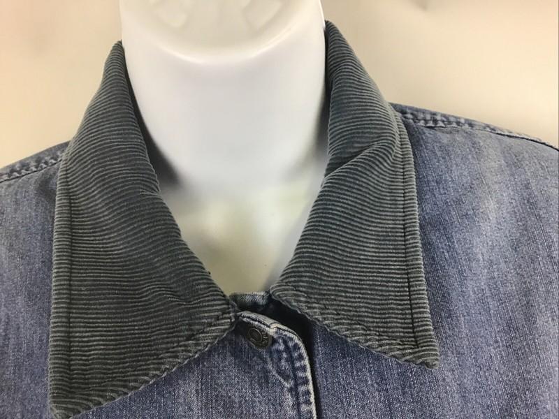 Vintage Marsh Landing Petites Women’s Denim Corduroy Collar Barn Jacket Sz. PS
