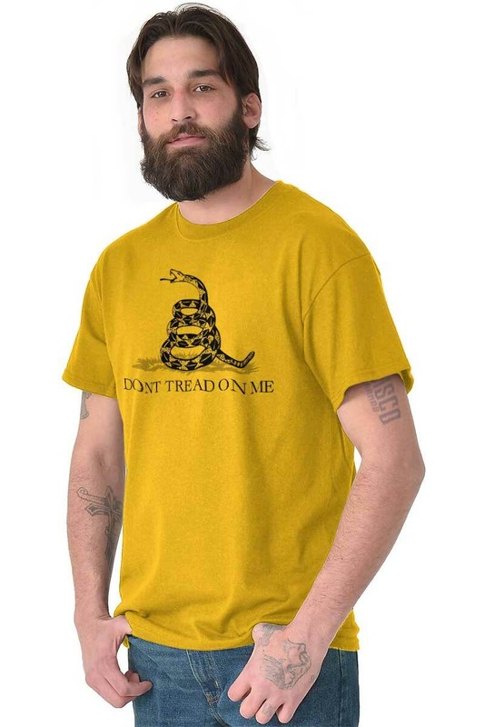 Vintage Military Don't Tread On Me Snake Womens Or Mens Crewneck T Shirt Tee