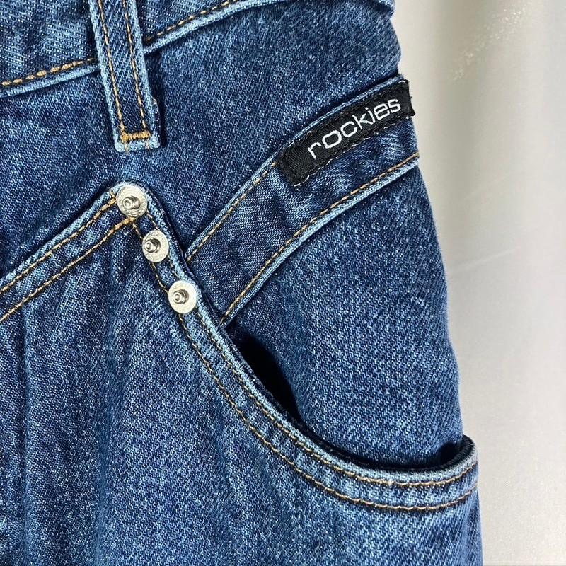 Vintage Rocky Mountain Rockies Jeans Womens 28 High Waist Denim Western